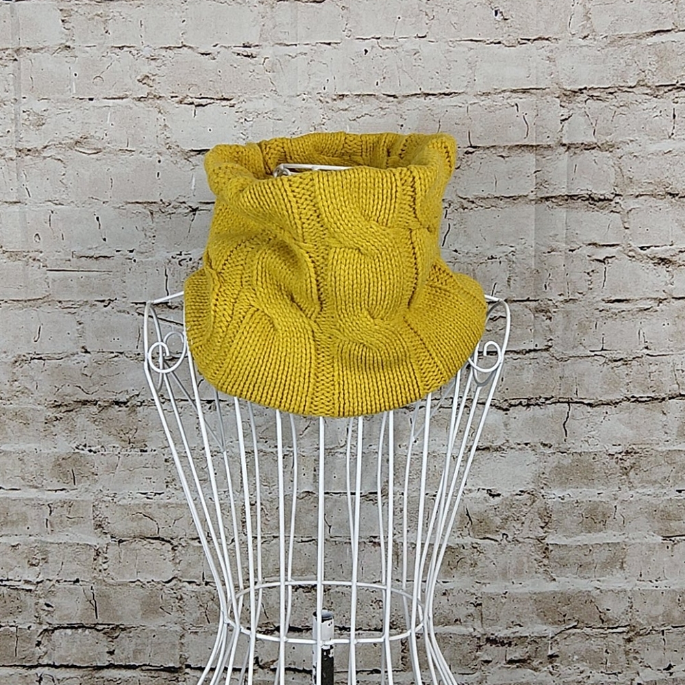 Scarf Yellow Infinity Neck